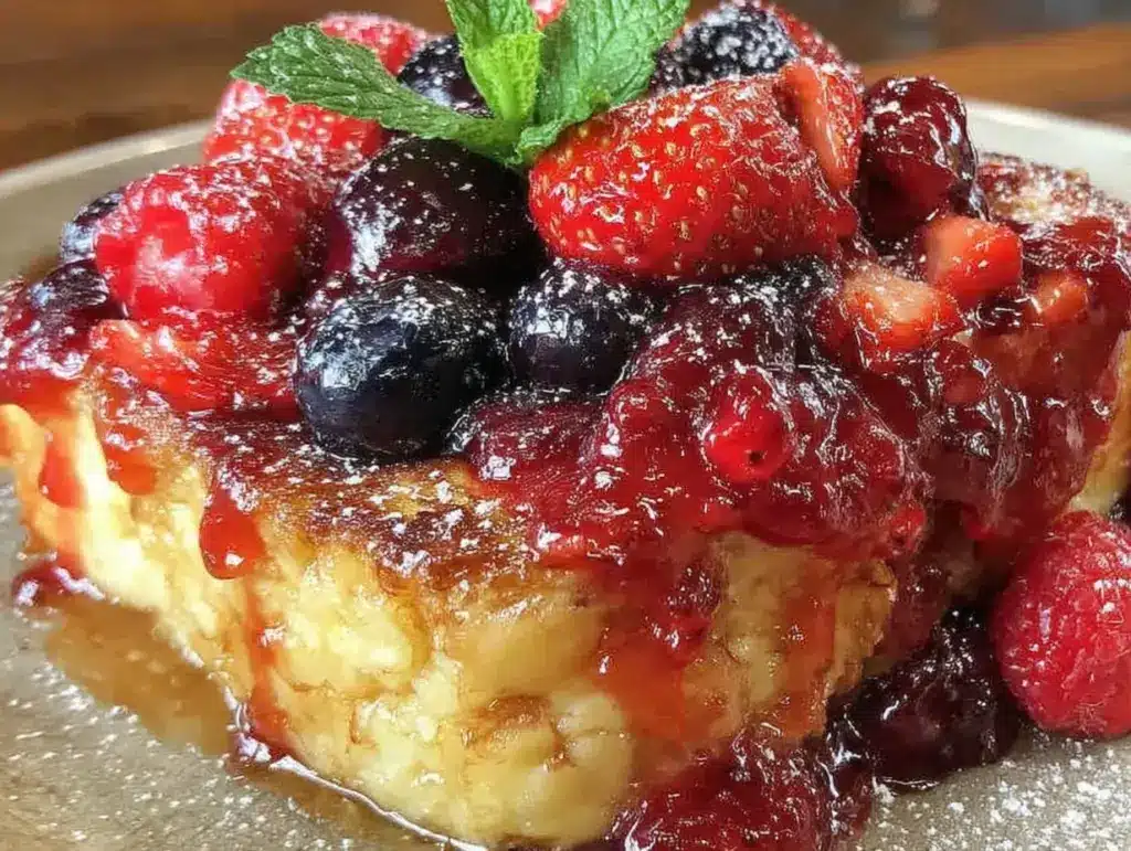 overnight french toast casserole - featured image
