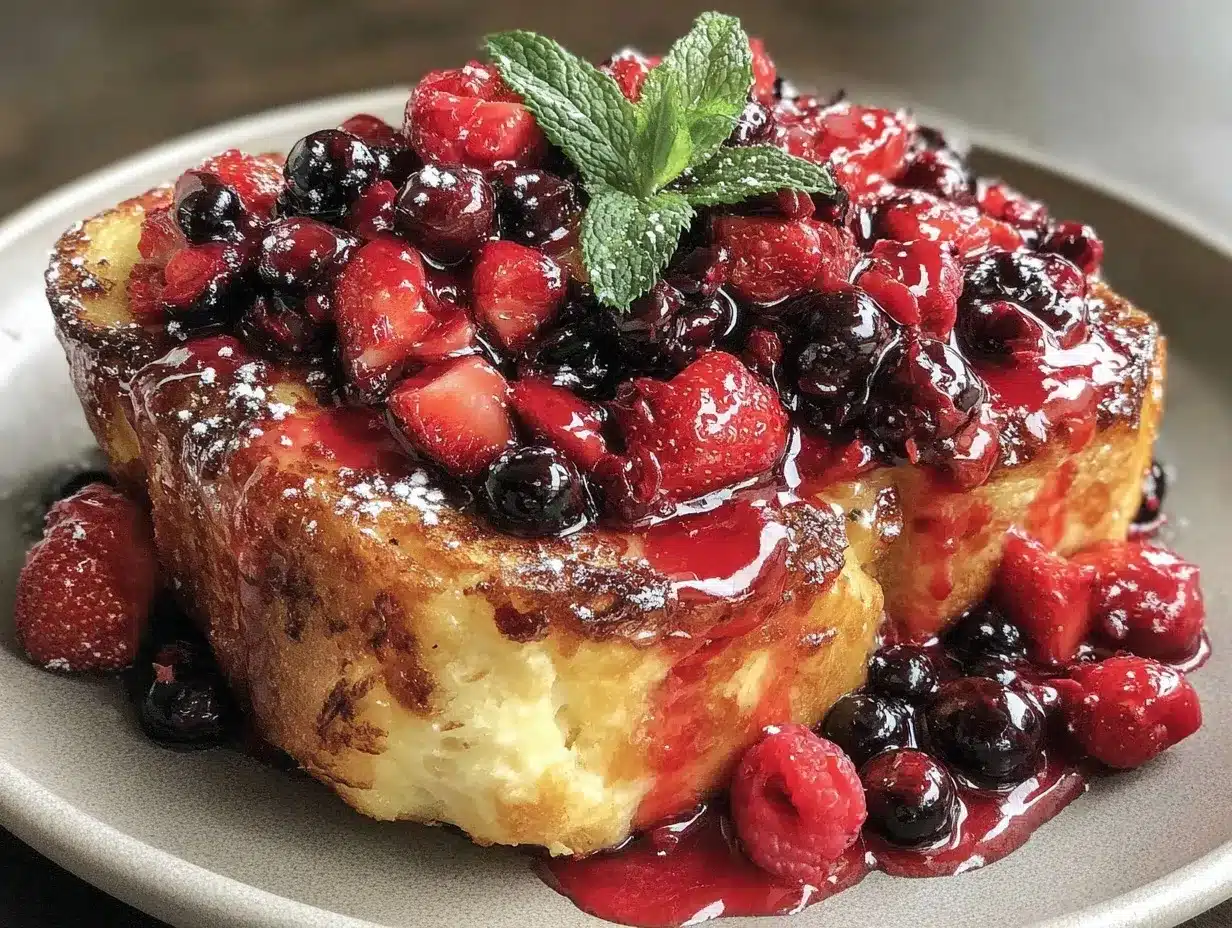 overnight french toast casserole preparation steps