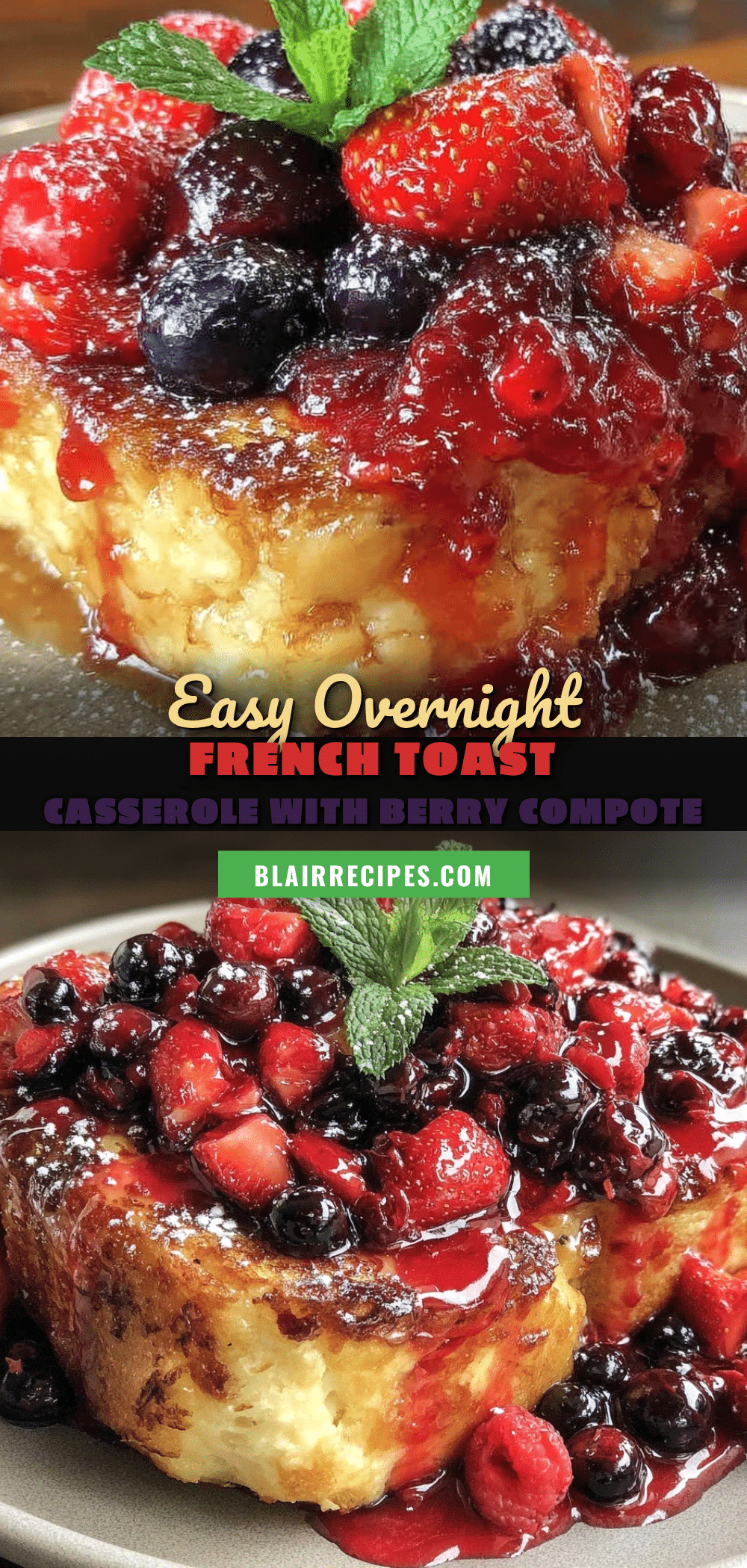 overnight french toast casserole recipe