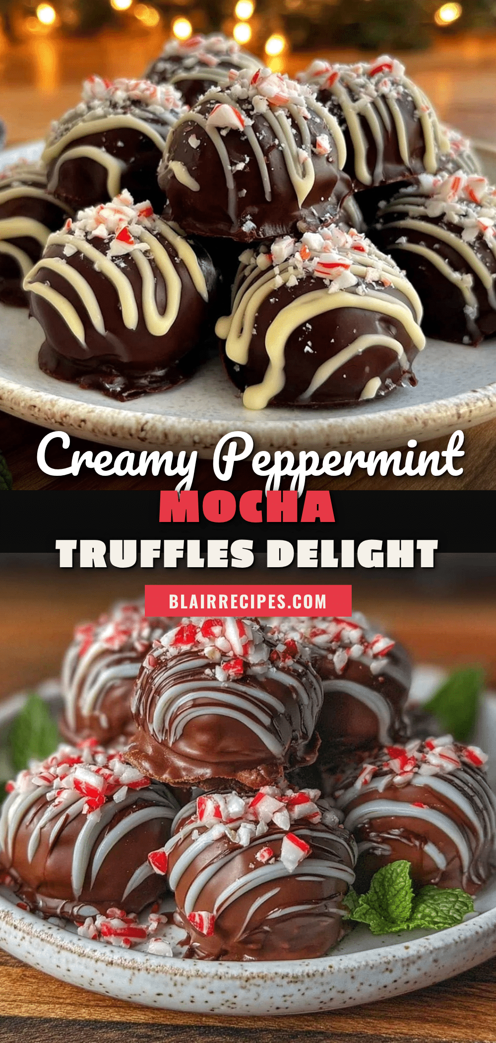 peppermint mocha truffles recipe