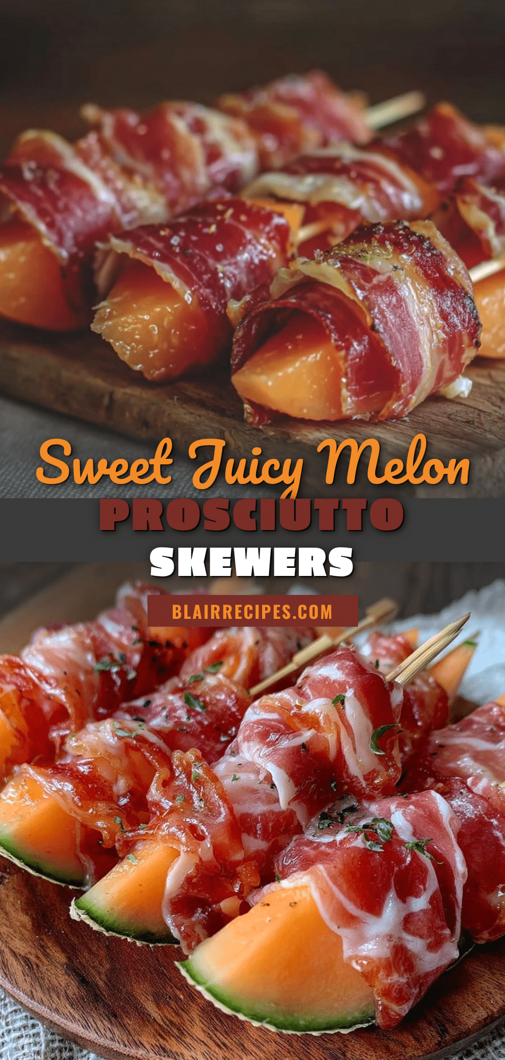 prosciutto wrapped melon skewers recipe