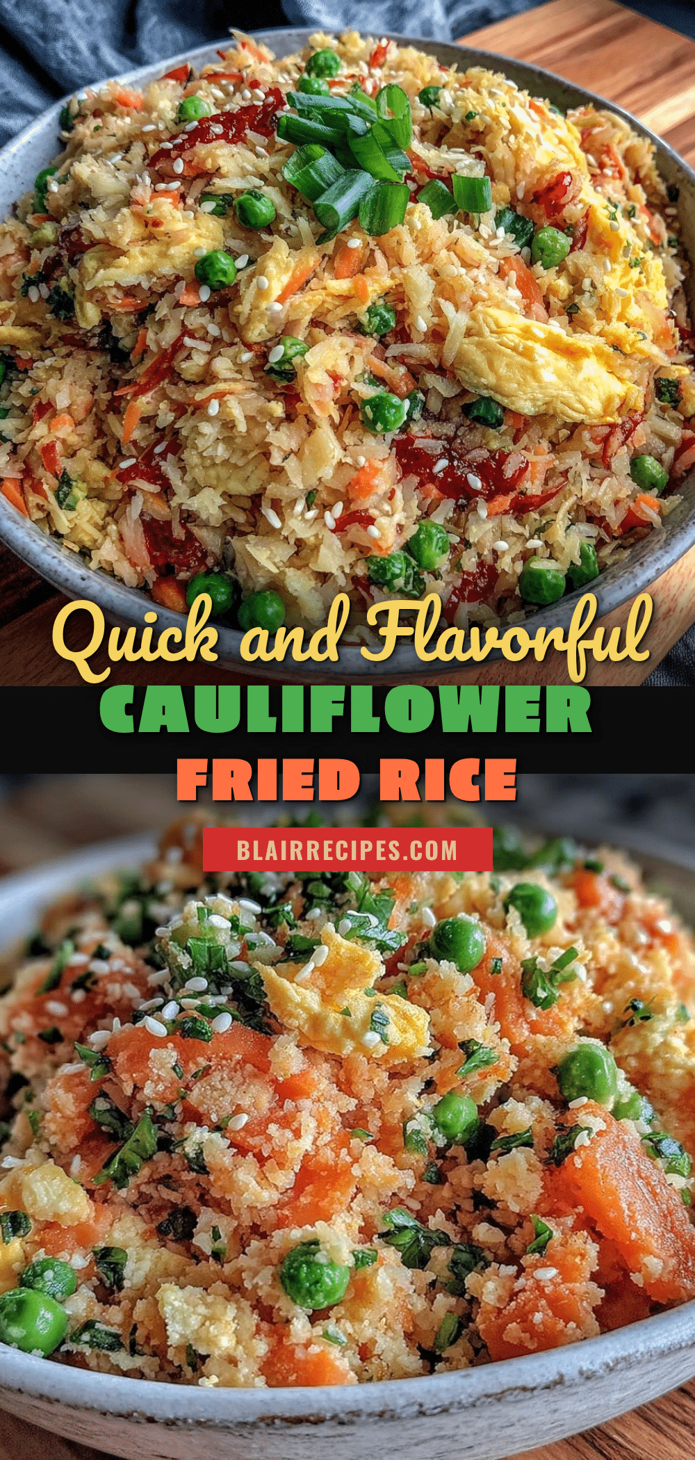 quick cauliflower fried rice recipe