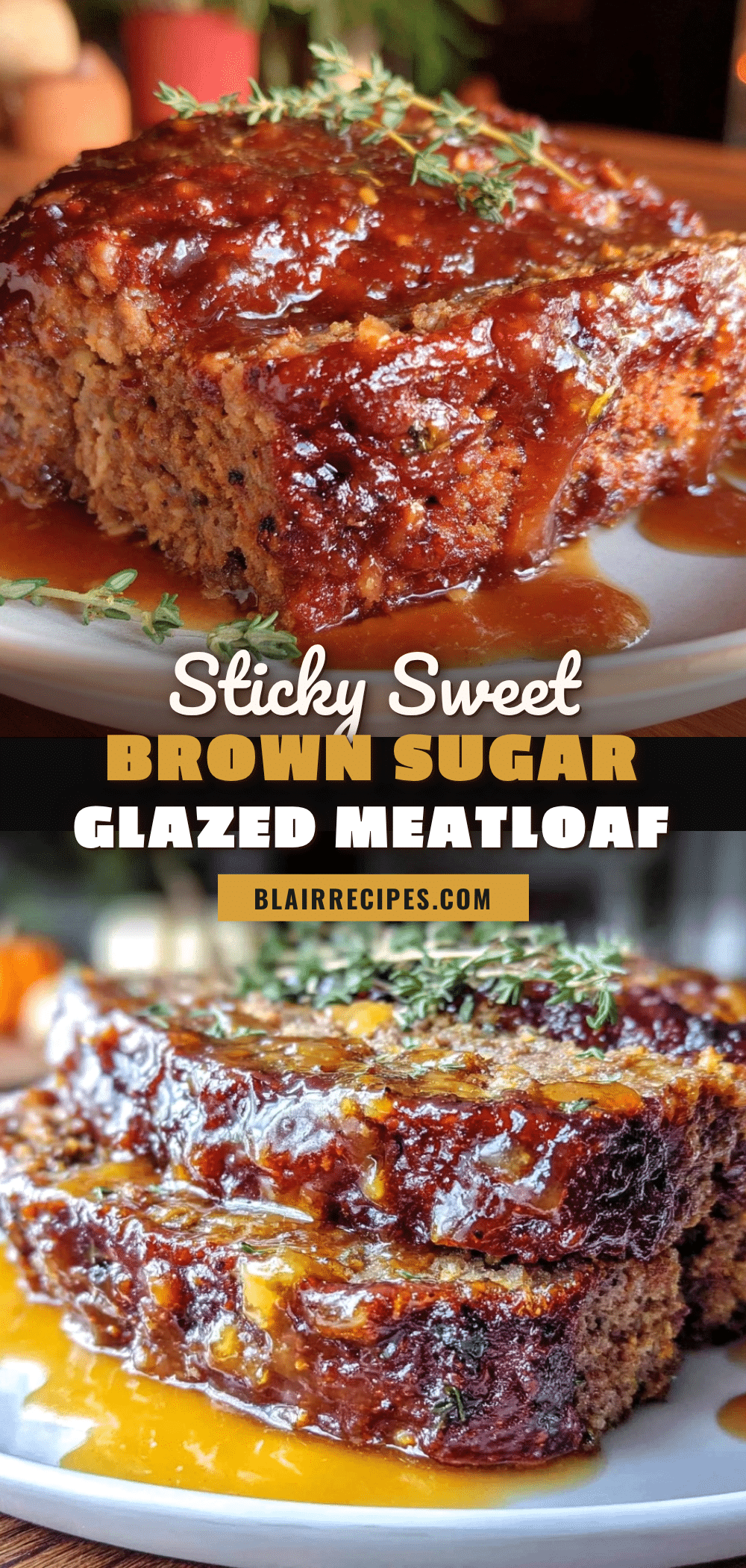 savory brown sugar glazed meatloaf recipe
