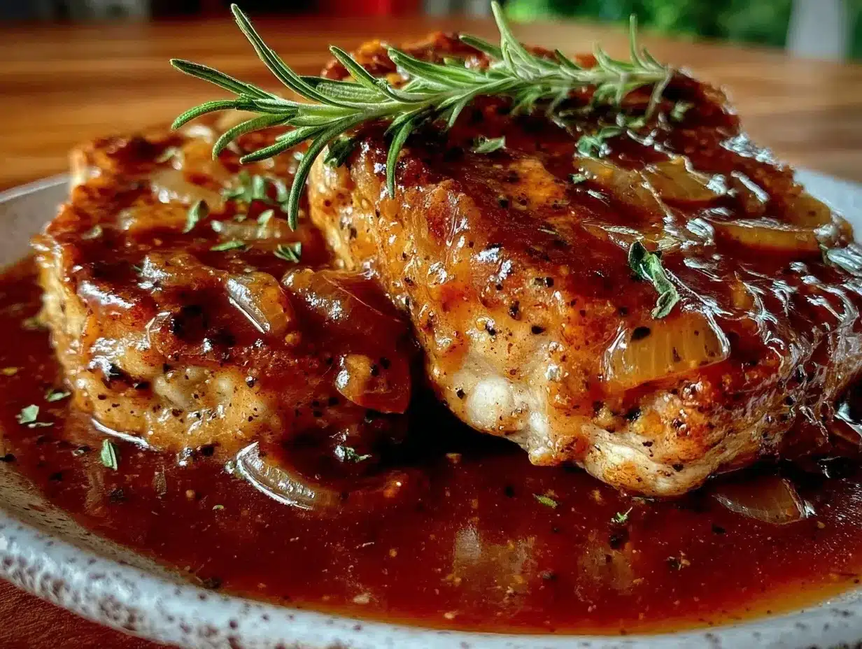 smothered pork chops preparation steps