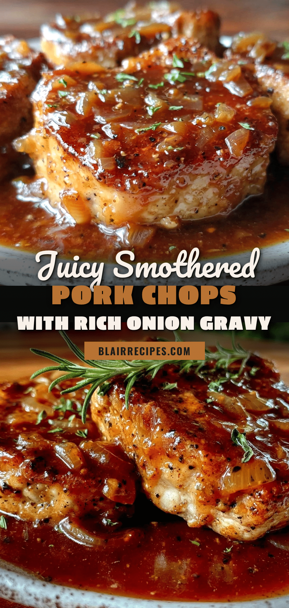 smothered pork chops recipe