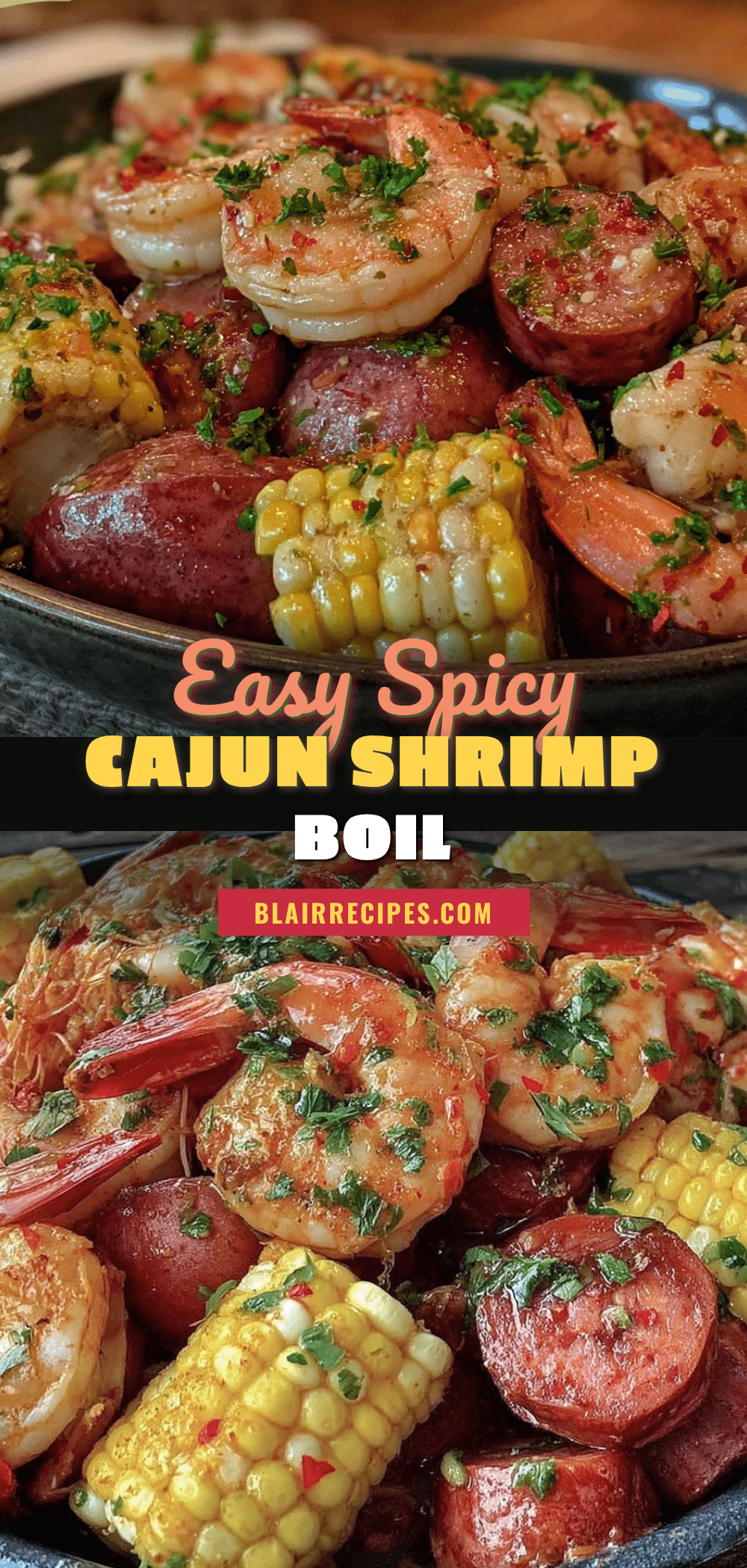 spicy Cajun shrimp boil recipe